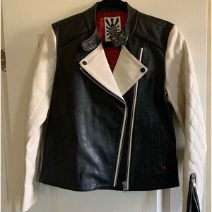 Scotch & Soda Amsterdam Bleuw Genuine Leather women’s sz M. Gorgeous! Brand New